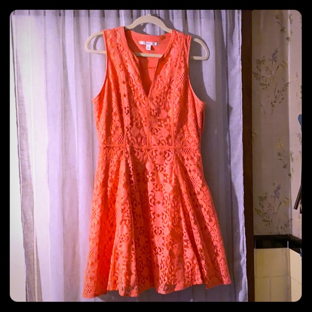 Gently worn coral LC Dress